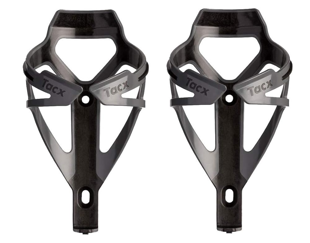2個セット Tacx（タックス） ディーバ ボトルケージ Deva Bottle Cage (シルバー/グレイ) [並行輸入品]