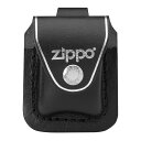 ZIPPO ライターケース レザー ループ ブラック LPLBK