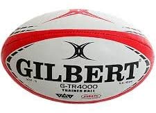 Gilbert(ギルバート) Trainer Ball トレーニング ラグビーボール 赤×黒 5号 G-TR4000