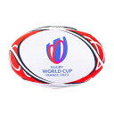 RWC2023 日本 ラグビー ボール ワールドカップ 2023年 ギルバート ジャパン ホワイト レッド フラッグ ボール Size5 (日本) [並行輸入品...