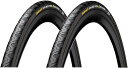 2本セット Continental(コンチネンタル) Grand Prix 4-Season グランプリ 4シーズン 700c ブラック/ブラック (700x2...
