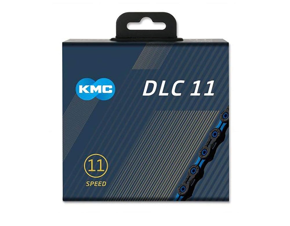 KMC X11 DLC チェーン 11S/11速/11スピード 用 (ブルー) [並行輸入品]