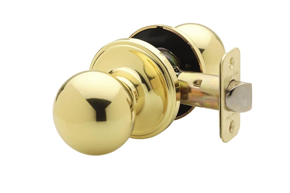 Copper Creek BK2020PB Ball Passage Door Knob, Polished Brass by Copper Creek