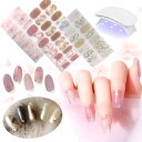 【送料無料】SOYII ネイルシール 3D硬化ジェルネイル 貼るだけ 16枚 セット 硬化 ネイルチップ シール 花 和柄 桜 さくら ネイルステッカー 手 ネ...