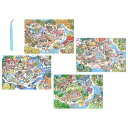 造景シール ハウスステッカー 3Dミニチュア模型 紙素材DIYセット 手作りキット ピンセット付き 全4点 大人の趣味 インテリア雑貨