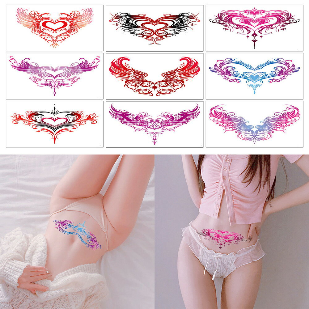 淫紋 子宮 タトゥーシール 淫紋 タトゥーシール セクシー 男の娘 刺青シール 淫語 ボディーシール お腹 コスプレレディース エッチ 夢魔 魅魔