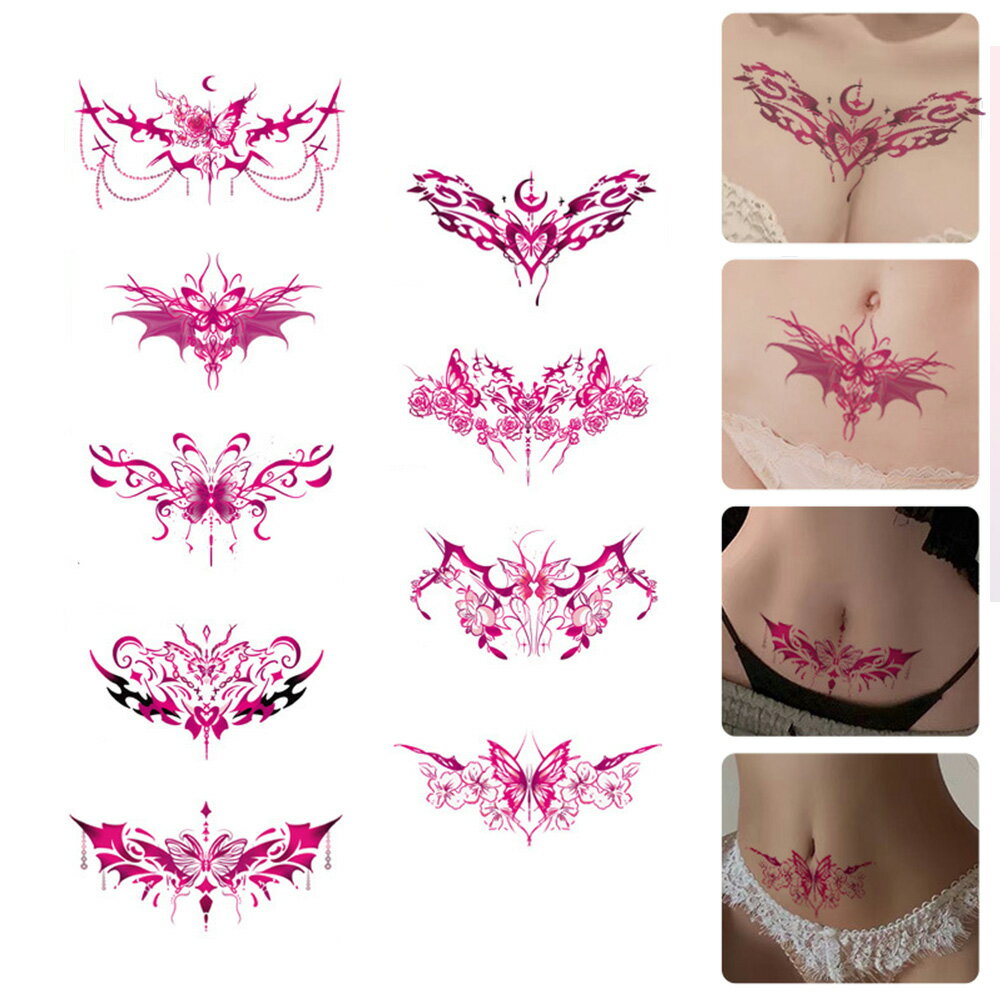 淫紋 タトゥーシール 子宮 淫紋シール 奴隷 タトゥーシール セクシー 男の娘 刺青シール 淫語 ボディーシール お腹 コスプレレディース エッチ 夢魔 魅魔