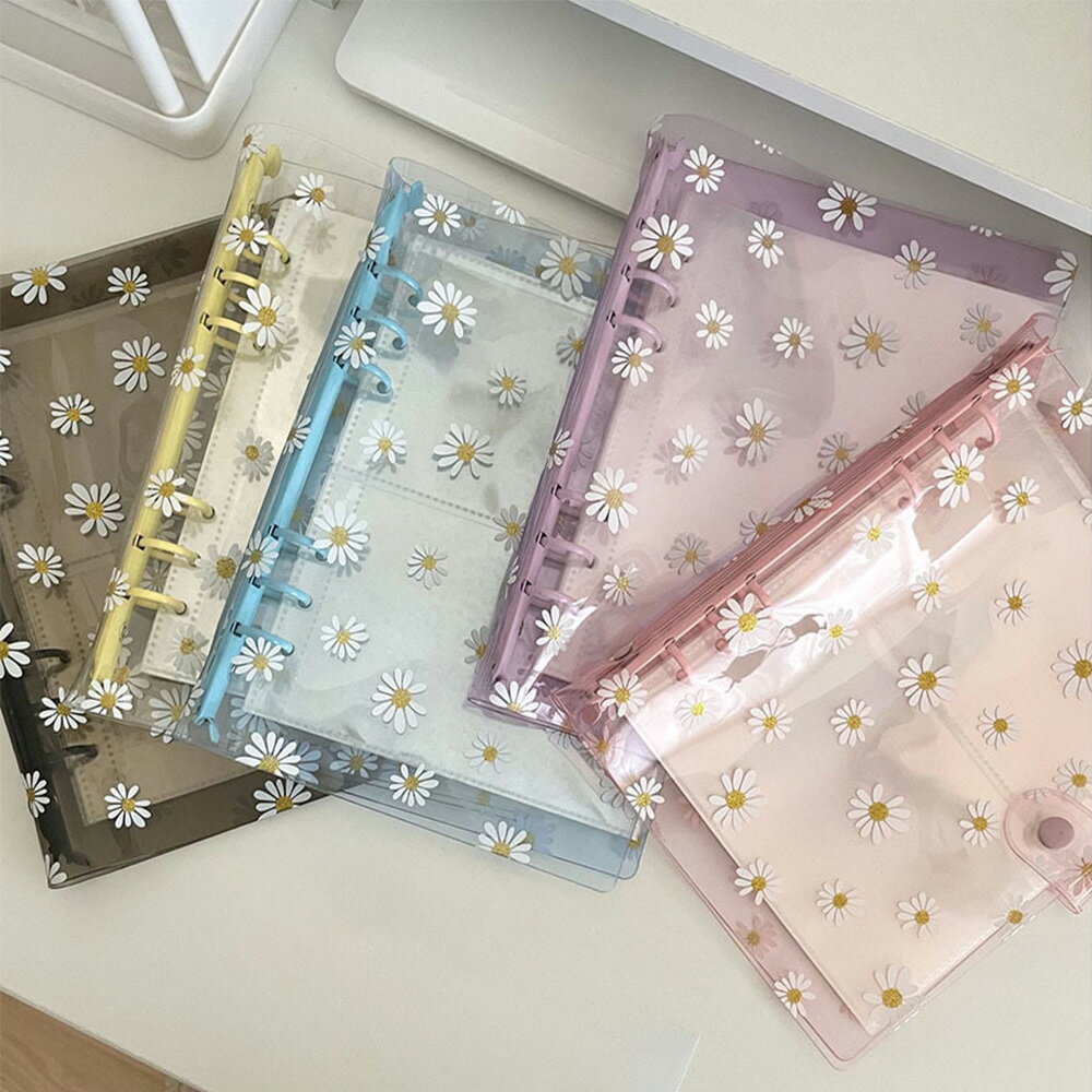 シール帳 シールバインダー 透明 A5 トレカ収納 推し活グッズ PVC 防水 シール手帳 かわいい クリアバインダー はがせるシール収納 そのまま 黄ばみ防止 透明バインダー DIYデコ コラージュノート