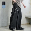 メンズ デニム ダメージ ワイドパンツ ダメージデニム ダメージジーンズ ストリート 春服 春 秋 韓国