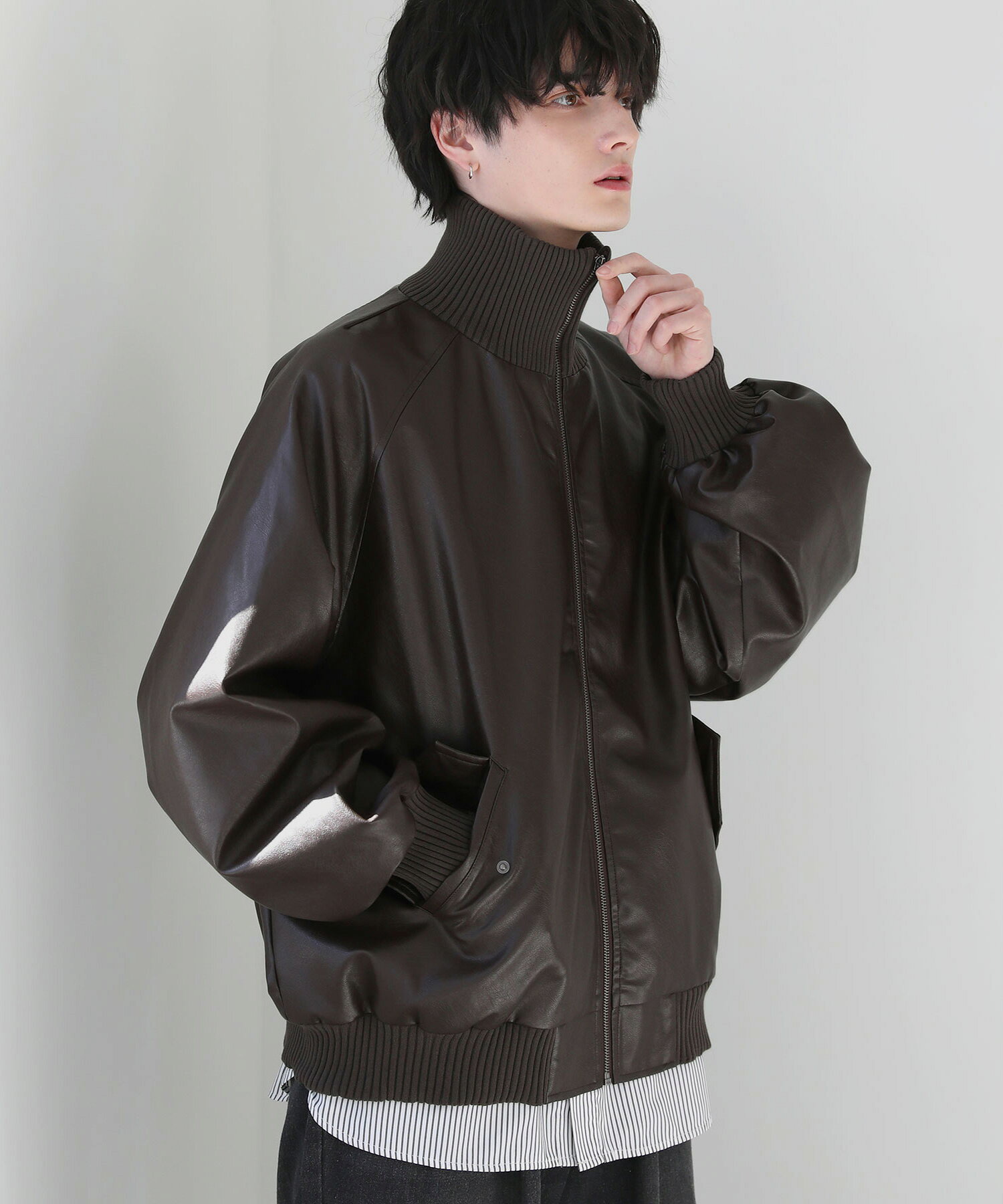 楽天市場】ブラウン（種類（コート・ジャケット）ブルゾン・ジャンパー