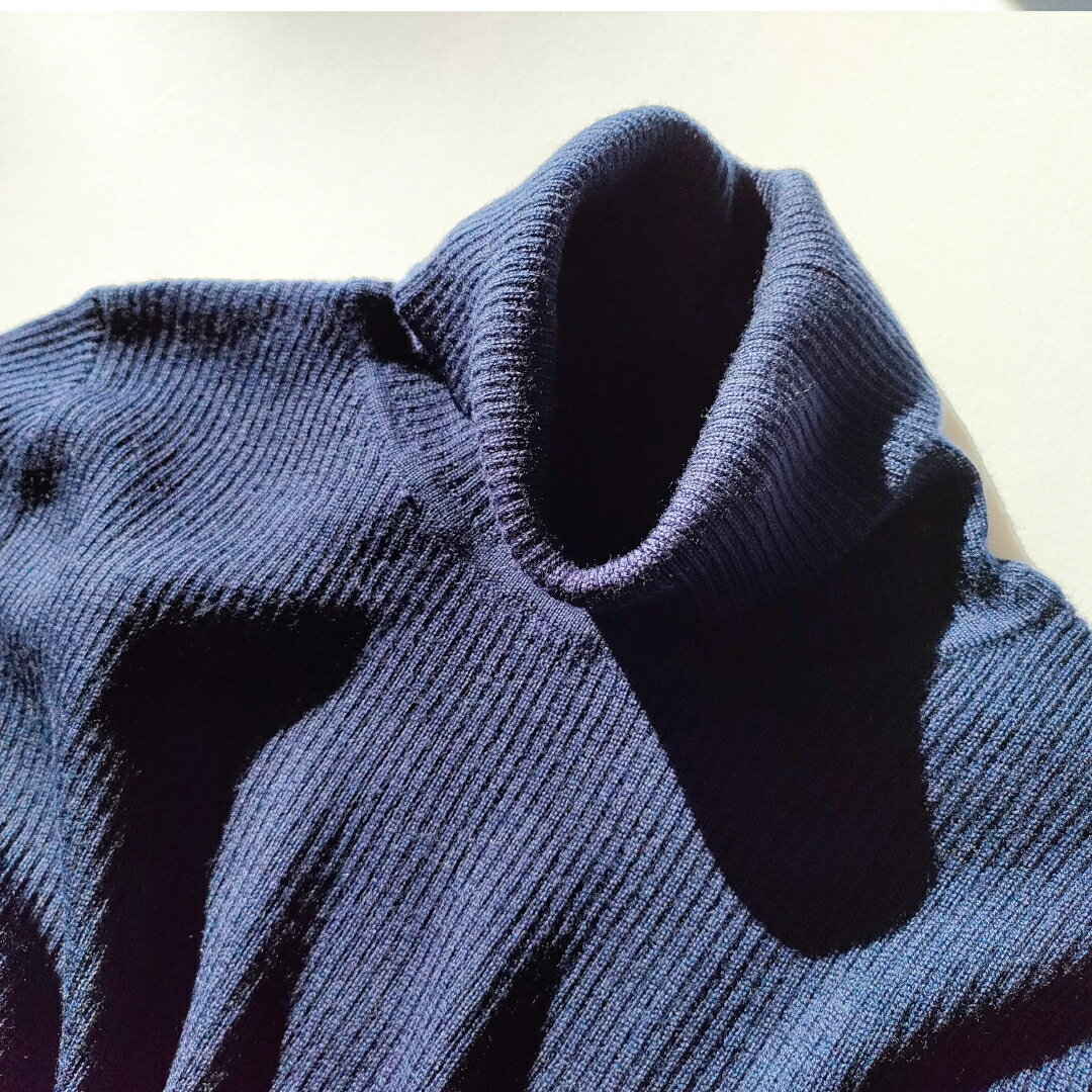 楽天市場】ウール100%（カラーネイビー）（ニット・セーター｜トップス