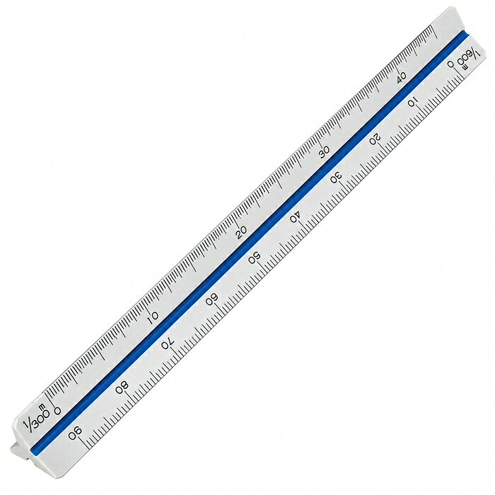 三角スケール 15cm 土地家屋調査士用 1/100 1/200 1/250 1/300 1/500 1/600 ABS樹...