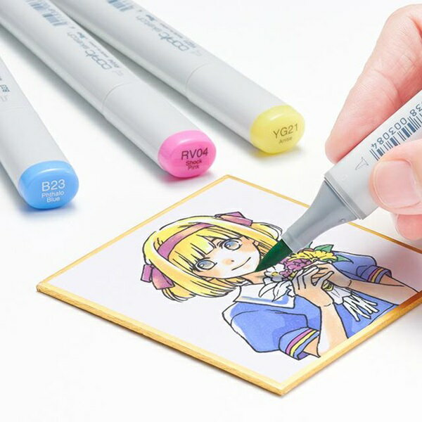 COPIC コピック ペーパーセレクション 色紙 豆色紙 5枚（XSサイズ）中性紙 5枚入り 75×75×2 mm 6g