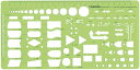 takeda テンプレート コンピュータ設計用定規 (Computer-aided design ruler 29-0167 ( 設計 製図 製図用品 製図用定規 建築 図面 製図テンプレート 定規 使いやすい 見やすい たけだ TAKEDA タケダ デザイン インクエッジ 領収書対応可能