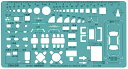 takeda テンプレート 建築設備用定規 【29-0208】テーパエッジ ( テンプレート 建築設備用定規 製図 製図用品 製図用定規 建築 図面 製図テンプレート 定規 使いやすい 見やすい たけだ TAKEDA タケダ デザイン 領収書対応可能