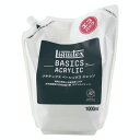 ベーシックスジェッソ リキテックス 1000mL エコパック そのまま使えるエコパック 鉛筆 木炭 チョーク オイルパステル アクリル絵具 油絵具 メディウム 使用可能な支持体の例 生キャンバス イラストレーションボード 紙