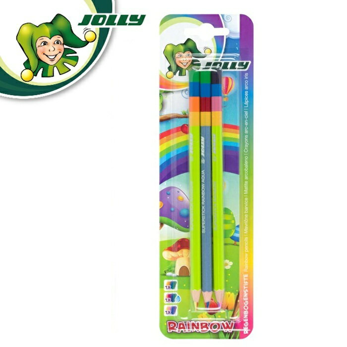 JOLLY ����꡼ ����ɮ 3�� ����꡼ �����ѡ����ƥ��å��쥤��ܡ� SUPER STICKS RAINBOW 80611 4���οĤ�1�Ĥˤʤä�����ե�ʿ���ɮ