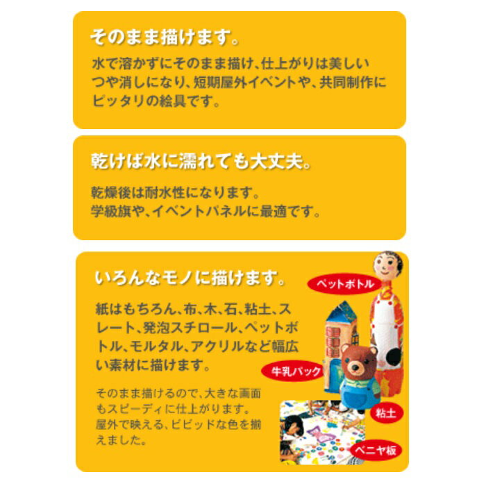 ターナー イベントカラー コバルト EVS55006 550ml 6 学校行事 絵具 学級旗 イベント用 屋外用 耐水性 アクリル絵の具 速乾 マット ツヤ消し ポスター制作 イベントパネル 制作 文化祭 体育祭