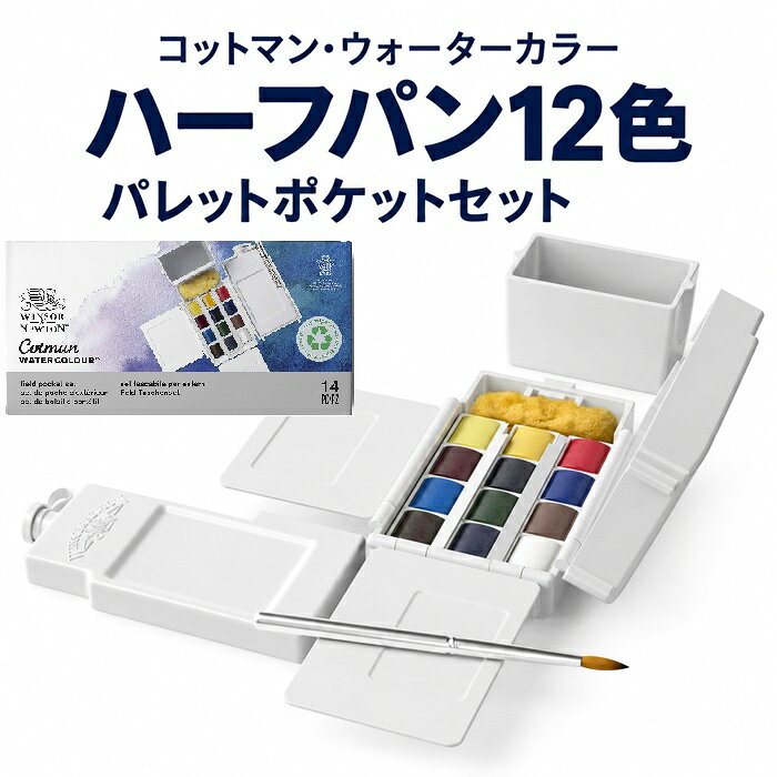 楽天市場】ウインザー&ニュートン 固形水彩絵具12色セットの通販