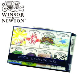 WN Winsor&Newton ウィンザー＆ニュートン INKドローイングインク 14mL ボトル ウィリアムコレクション 画材 インク ドローイング 絵画 ボトル 水で薄め 淡い色合い 透明感 光沢 混色