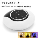 Bluetoothスピーカー ワイヤレス LEDライト付き 充電式 android iPhone ベッドサイドランプ 卓上ライト(2)