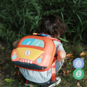 リュック キッズ 女の子 男の子 子ども 子供 パトカー パトロール【反射板 入園グッズ 通園バッグ 学童 おしゃれ 遠足 旅行 幼稚園 保育園 ポリス オシャレ おもしろ 誕生日 プレゼント ギフト】