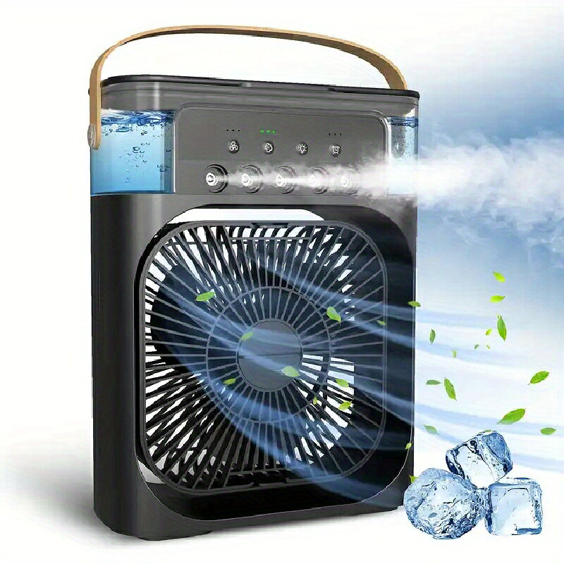 【-10℃冷却・超快適】 冷風扇 卓上 冷風機 ポータブルエアコン 氷 涼しい 3段階風...