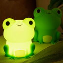 ナイトライト かわいい カエル型ライト デスクライト LED ランプ かえる型 蛙 FROG USB充電式【タイマー付き 調光 子供部屋 授乳 間接照明 おやす...