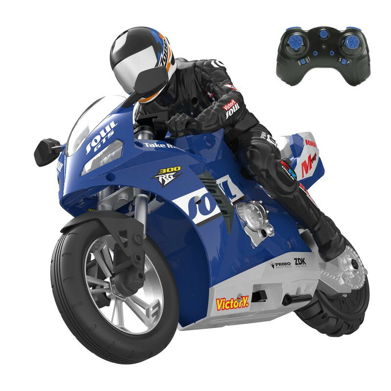 バイク ラジコンカー ラジコンバイク 子供向け RC おもちゃ 自動バランス 6軸ジャイロ搭載 独輪走行可能 ドリフト 1/6スケール 2.4GHz ギフト