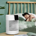 【自動首振り】冷却器 冷風扇 卓上扇風機 ミニクーラー 氷入れ可 卓上クーラー ひんやり 1台多役 充電式 熱中症対策