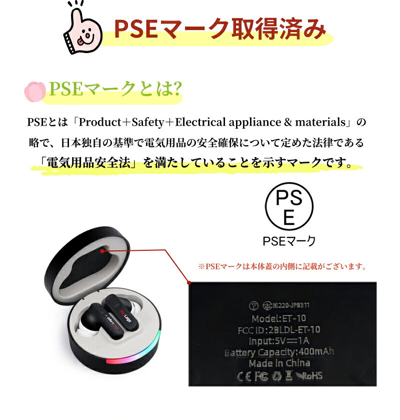 【PSE 技適マーク 最長2年保証】イヤホン ワイヤレスイヤホン RedLogo ET-10ノイズキャンセリング 防水 Bluetooth 5.4 快適 ワイヤレス ヘッドセット 自動ペアリング Hi-Fi高音質 マイク内蔵 sozo-1-10004516 sozo サンプル画像2