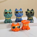 卓上灰皿 灰皿 ドッグ 置物 いぬ 動物置物 タバコ 煙草 アッシュトレイ 小物入れ インテリア 雑貨 おもしろ 眼鏡をかけるドッグ オシャレ 自宅 オフィス ホテル 家 おうち おしゃれ