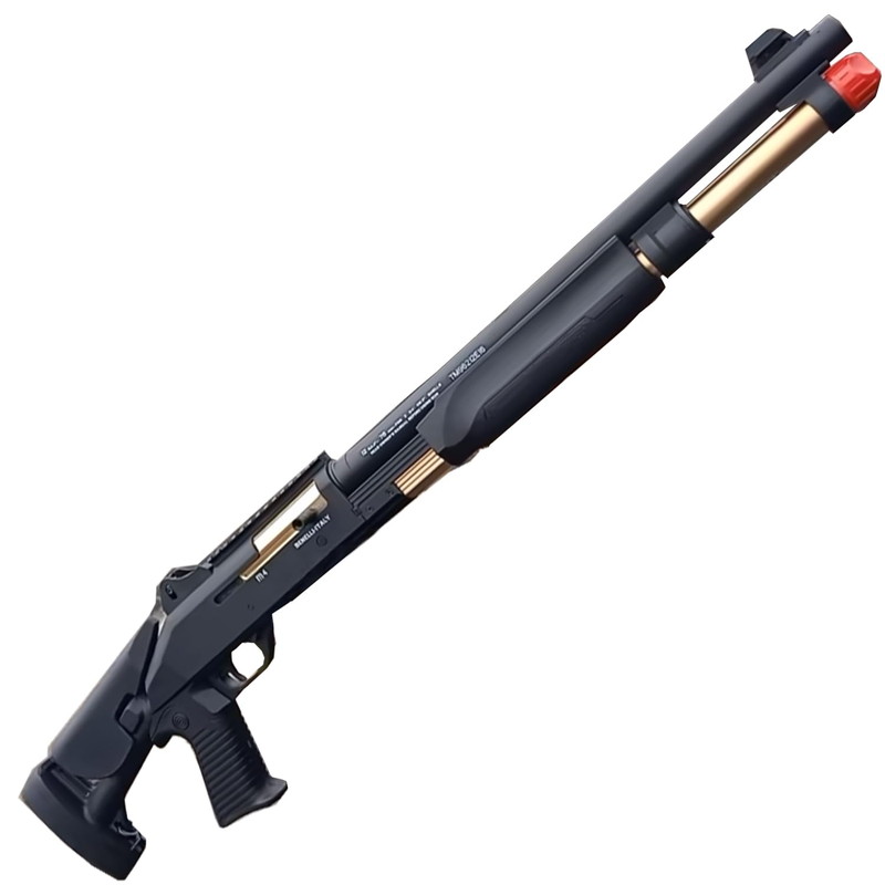 エアガン 玩具銃 手動 XM1014 おもちゃ銃 エアーガン レバーアクション式 排莢を再現 スポンジ弾 遠距離射撃 クリスマス 新年 正月 プレゼント