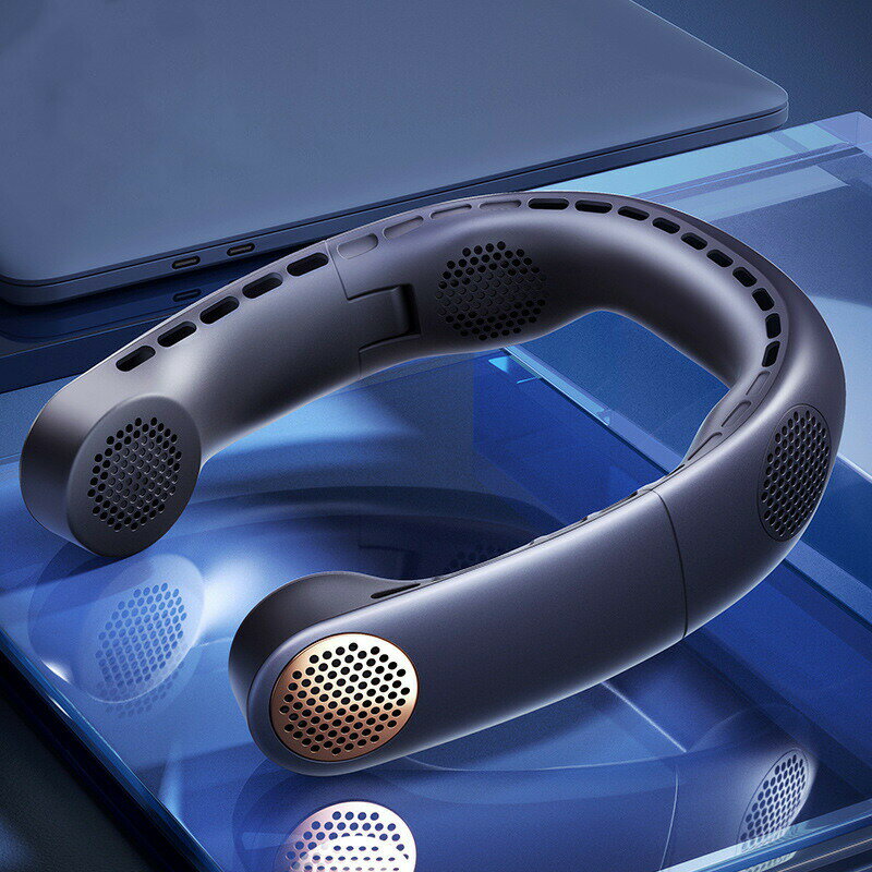 首掛け扇風機 充電式 ハンズフリー ネックファン【首掛け 扇風機 シンプル 首かけ扇風機 3段階風量調節 マスク蒸れ解消 熱中症対策 USB接続 暑さ対策 通勤 通学 運動 父の日 ギフト プレゼント】