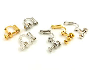 ◆ 4個入 イヤリングコンバーター 縦タイプ 14*15mm 真鍮製 イヤリングパーツ 2ペア