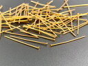 「Tp25C」 sus316 Tピン 長さ25mm 65本入り ゴールド色 K18金メッキ加工 サージカルステンレス アレルギー対応 ニッケルフリー アクセサリ...