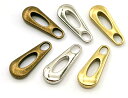 「引手06」 ファスナー 引き手金具 06番 長しずく形 20個入/卸 200個入 ファスナー部品 チャック 引手パーツ ジッパータブ ジッパープル ファスナー...