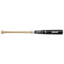 ローリングス Rawlings 硬式 MAC JACK 北海道ハードメイプル マットブラック/ナチュラル BHW3HM木製バット 高校野球対応 大学 社会人 野球