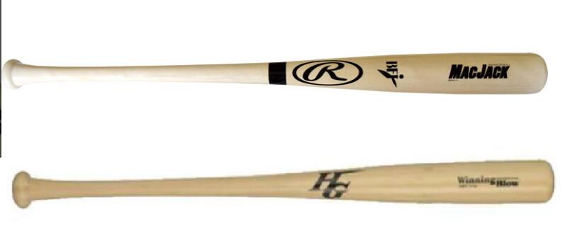 硬式木製バッ2本セット ローリングス Rawlings 硬式 MAC JACK ハードメイプル 中国製 85M1 ナチュラル BHW3FRMJ竹バット 二本セッ...