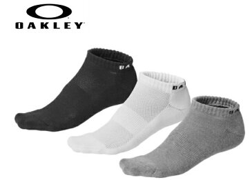 OAKLEY オークリー 3Pショートレングスソックス3足組ソックス 93251JP-9993P NO SHOW SOCK ミックスカラー