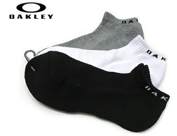 OAKLEY オークリー 3Pショートレングスソックス3足組ソックス 93251JP-9993P NO SHOW SOCK ミックスカラー