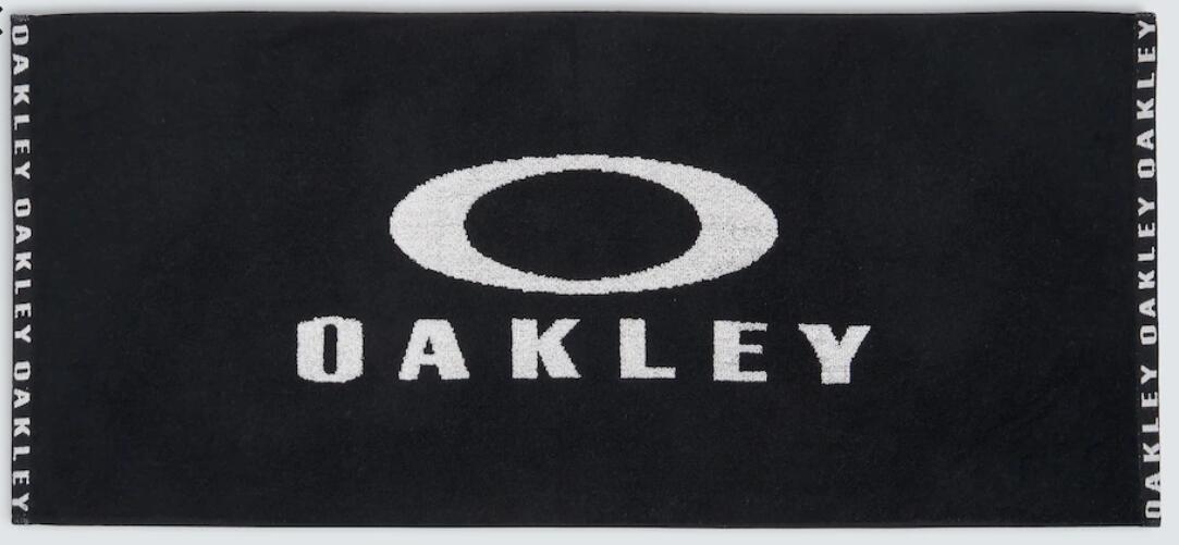 Oakley オークリー スポーツタオル スポーツタオル ジャガードロゴ (FOS901440) Essential Towel 80化粧箱　ブラック入り 34cm×80cm