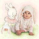 バニーズバイザベイ bunniesbythebay ふわふわ うさ耳帽子☆6-12M(出産祝い ベビー服 キャップ ハット 帽子 ぬいぐるみチック うさぎ アニマル 着ぐるみ ハロウィン 赤ちゃん 誕生日 女の子 男の子 かわいい 冬 プレゼント 80)