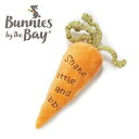 バニーズバイザベイ bunniesbythebay にんじんのガラガラ（新生児 出産祝い ぬいぐるみ にんじんラトル ベビー ファーストトイ 布のおもちゃ）【楽ギフ_包装】ニンジン　キャロット