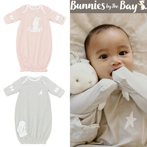 バニーズバイザベイ bunniesbythebay 新生児のお肌にやさしいオーガニック長袖ドレスオール ベビー服 出産祝い ギフト プレゼント 赤ちゃん 男の子 女の子 ベビー 春 夏 秋 冬