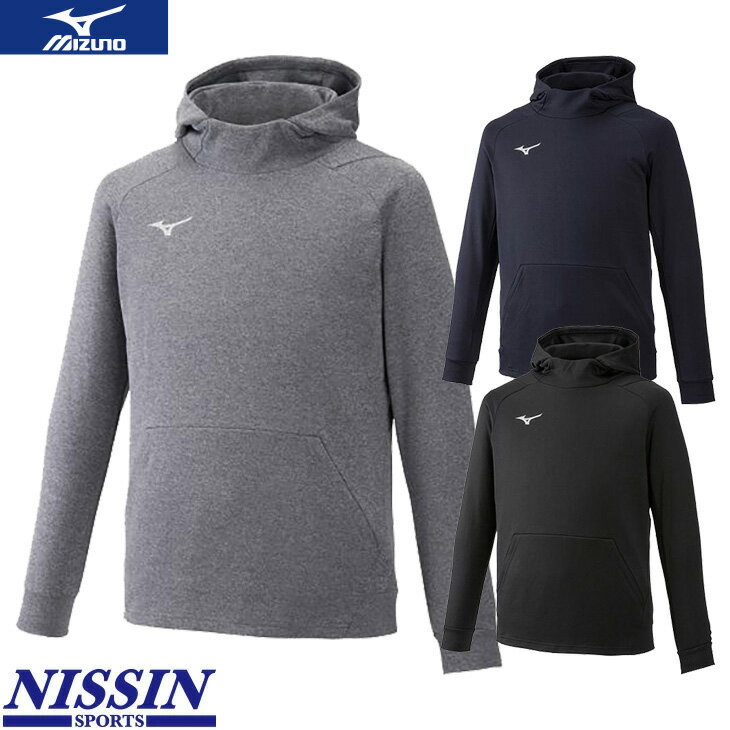 ミズノ バドミントン ソフトニットパーカ 32MC9119 ユニ 男女兼用 アウター トレーニングウェア スポーツウェア