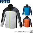 ゴーセン GOSEN ウィンドウォーマージャケット(裏起毛) Y1808 ユニ 男女兼用 バドミントン テニス トレーニングウェア