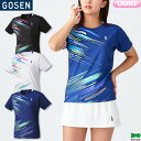 40%OFF ゴーセン バドミントン ゲームシャツ T2401 レディース 女性用 ゲームウェア ユニフォーム テニス ソフトテニス 日本バドミントン協会検定合...