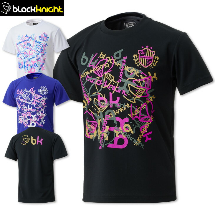 2024年春夏モデル！ ブラックナイト バドミントン ドライTシャツ T-4104U ユニ 男女兼用 テニス スカッシュ バドミントンTシャツ スポーツウェアのサムネイル
