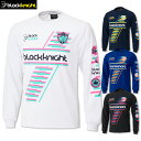 【送料無料】ブラックナイト バドミントン BK ドライロングTシャツ T-4201U ユニ 男女兼用 ロングスリーブTシャツ Tシャツ 長袖 テニス スカッシュ(4)